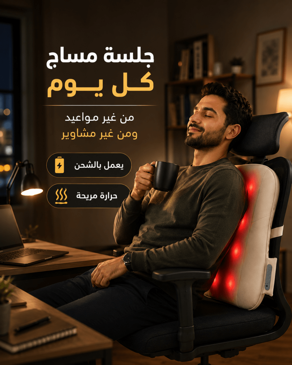 كرسي مساج المكتب والسيارة
